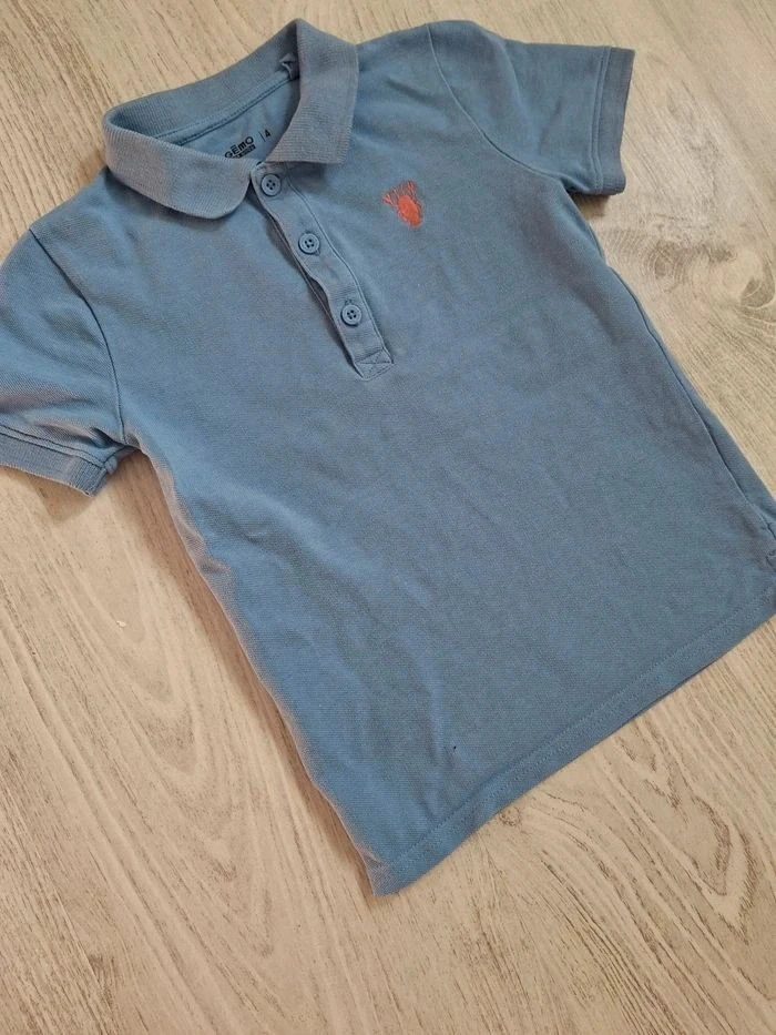 Lote/conjunto de tops para niño blanco verano blanco/azul/caqui Gémo/Tape à l’œil/TAO/Zara - 4/5 años – photo 6